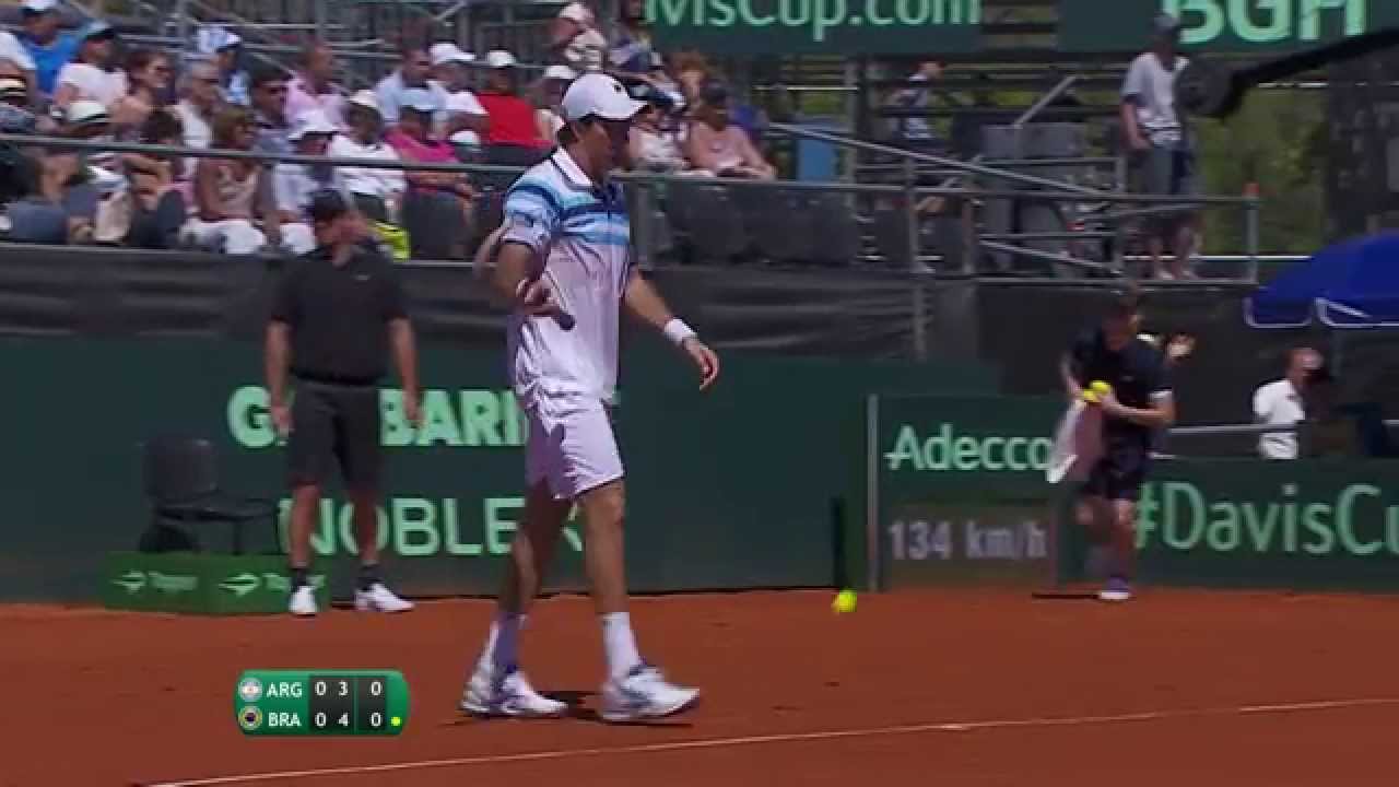 Copa Davis: Carlos Berlocq vs. Joao Souza