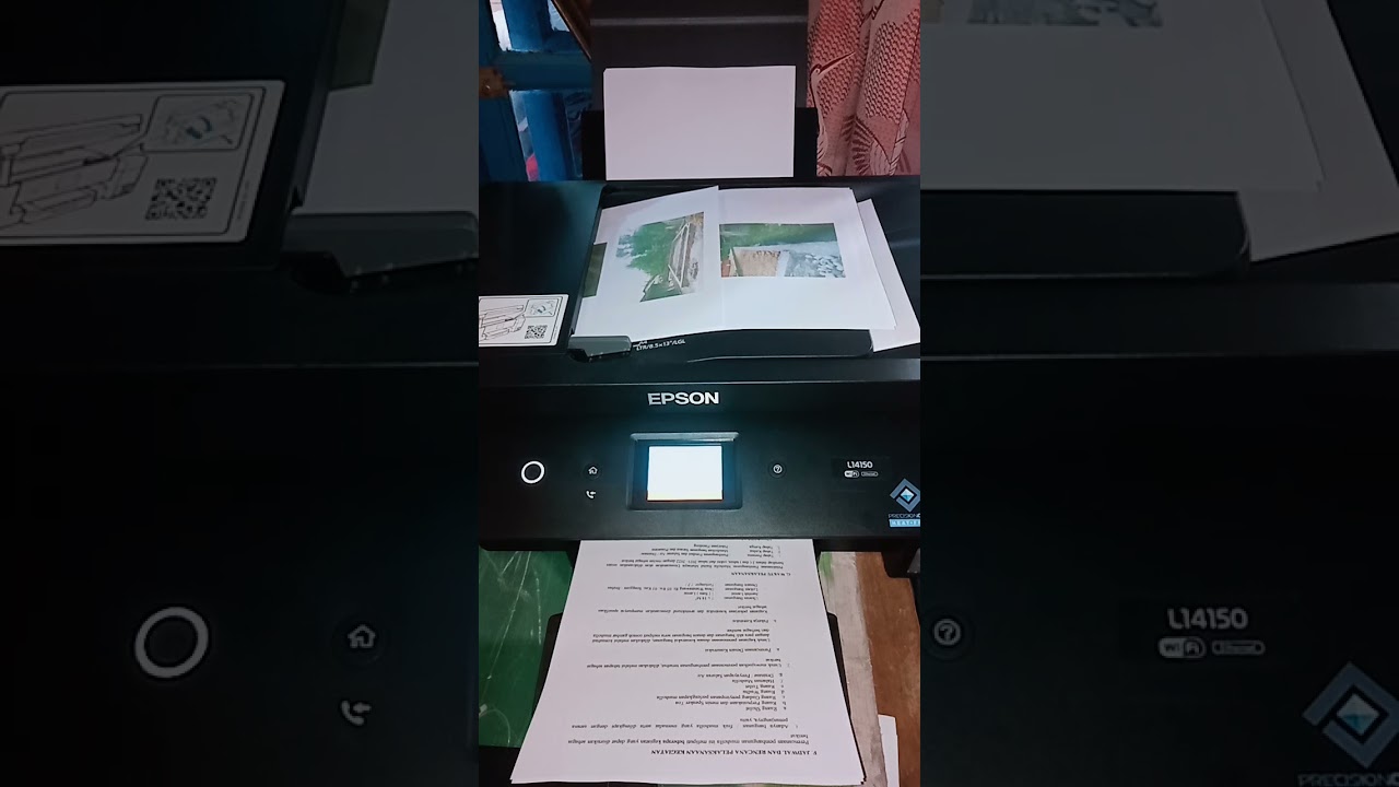 printer Epson L14150 tes copy adf