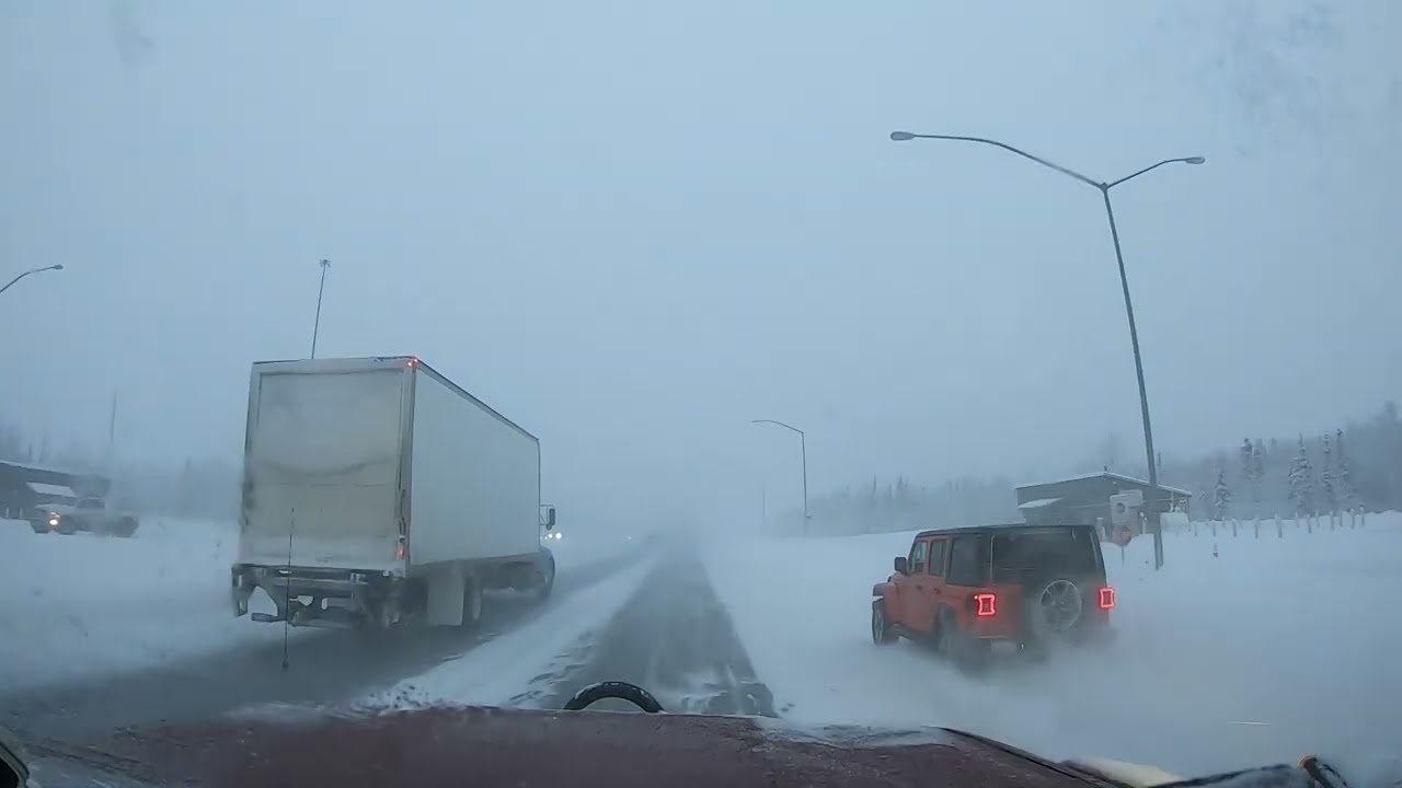 HEAVY SNOWFALL | ANCHORAGE, ALASKA | DEC 12TH DAY CRUISE