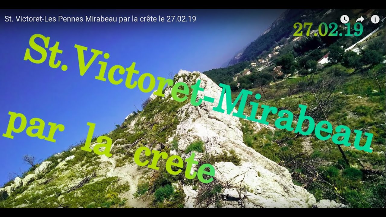 St. Victoret-Les Pennes Mirabeau par la crête le 27.02.19