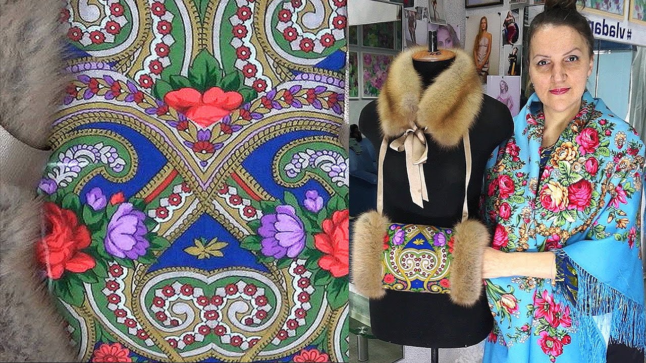 Милая МУФТОЧКА и ГОРЖЕТКА из остатков кроя🤗 Технология пошива из искусственного и натурального меха
