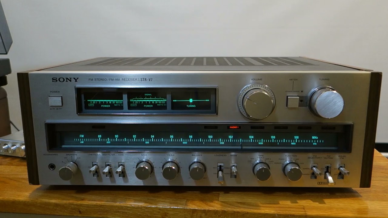 Vintage Monster Receiver Sony flagship Stereo receiver STR-V7.150 watts per channel into 8Ω (stereo)