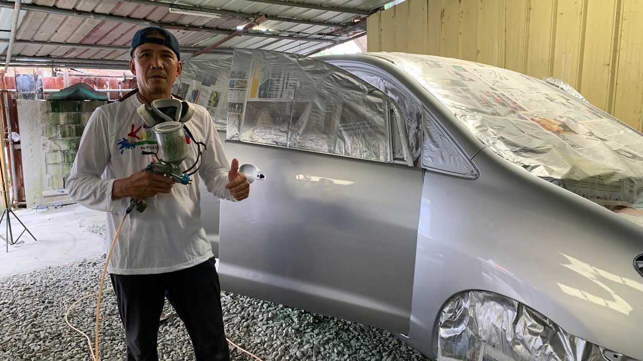 Перекраска смывкой на Toyota Innova 199 Silver