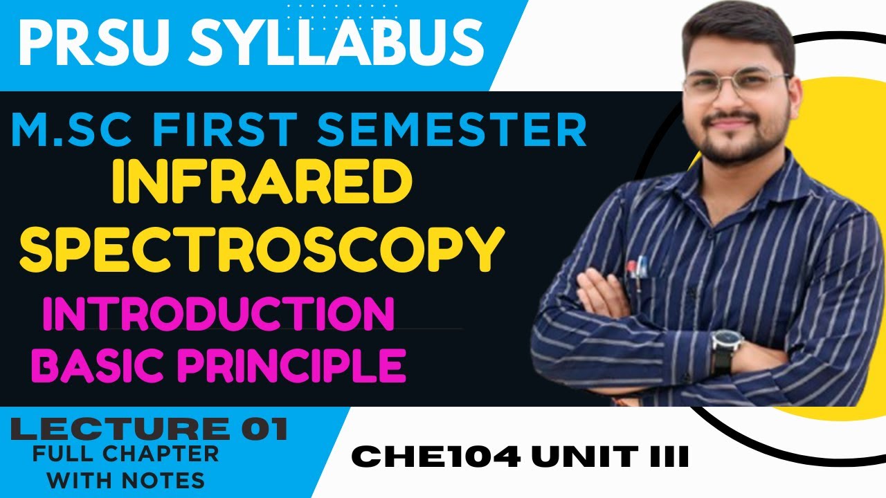 Infrared Spectroscopy (IR) M.Sc. Chemistry 1st Semester #IRspectroscopy #MSCchemistry #Spectroscopy