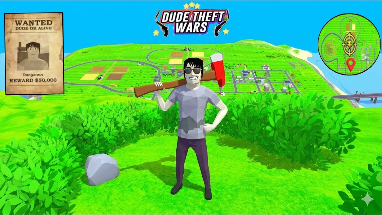 Finding Chad All The Sence And Appearance in Dude Theft Wars . 😱🪓