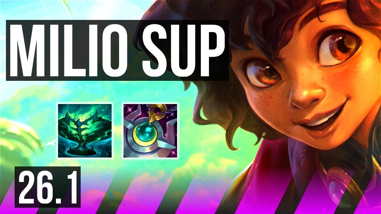MILIO & Aphelios vs PYKE & Lucian (SUP) | KR Diamond | 26.1