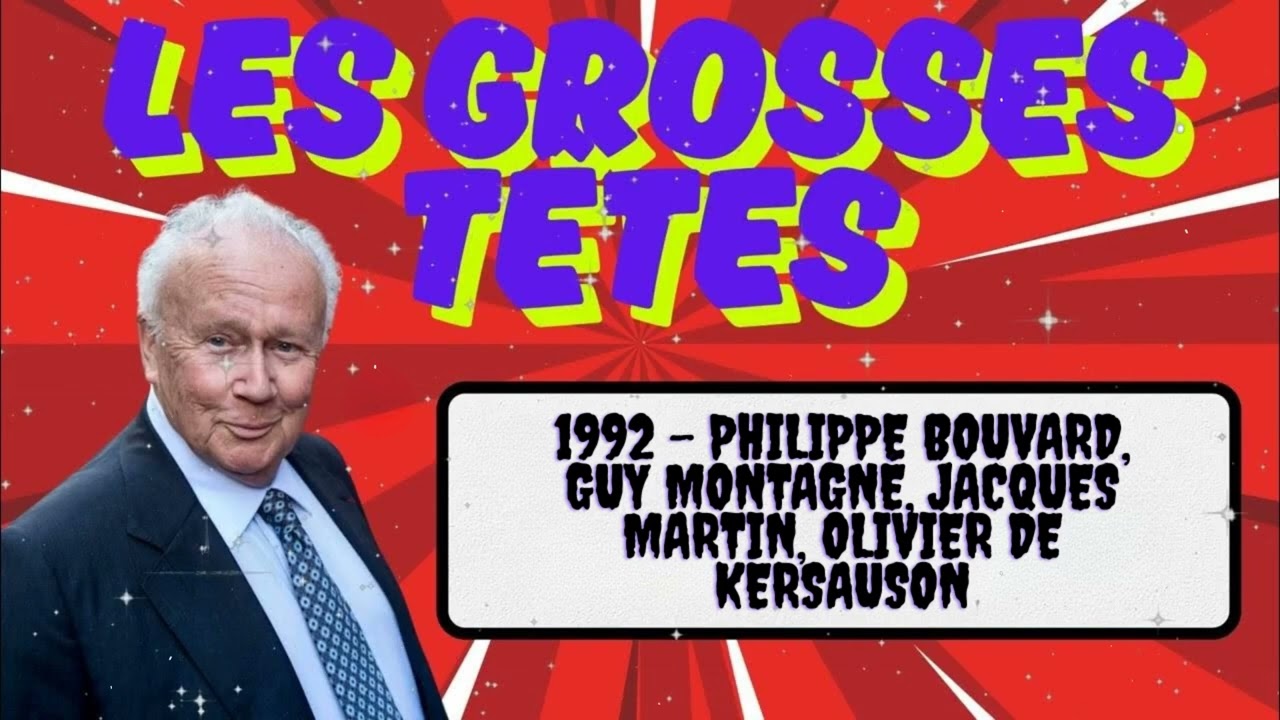 1992 - Philippe Bouvard, Guy Montagné, Jacques Martin, Olivier De Kersauson