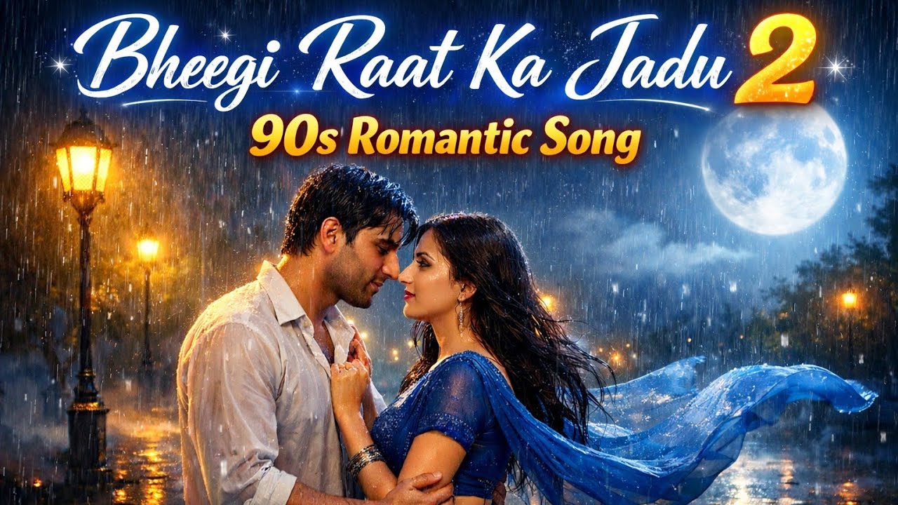 Bheegi Raat Ka Jadu2| 90s Romantic Song | Lyrics Amit Kumar | Present Musickworld1 | Hindi Love Song