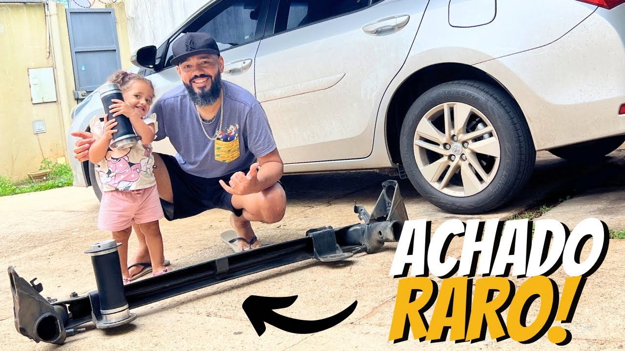 NÃO ACREDITEI! ACHEI UM EIXO PERFEITO PARA SUSPENSÃO A AR NO COROLLA 😱