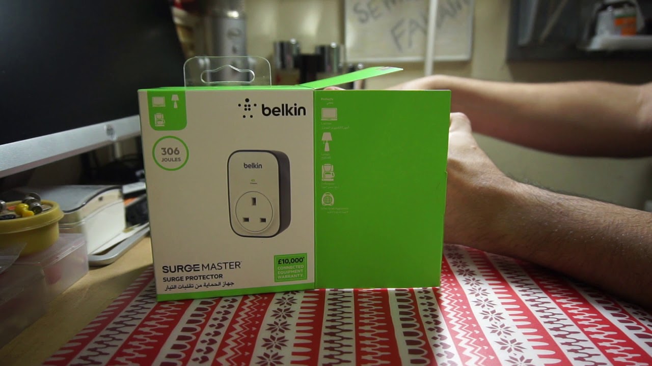 Unboxing Belkin SurgeMaster Surge Protector 306 Joules #Belkin #BelkinMalaysia #Surgeprotector