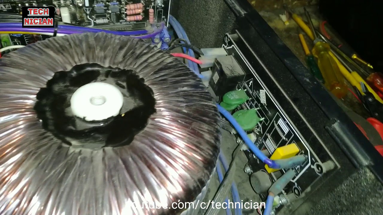 क्लास एच प्रोफेशनल पावर एमप्लीफायर रिपेयर।Class H Professional Power Amplifier Repair.