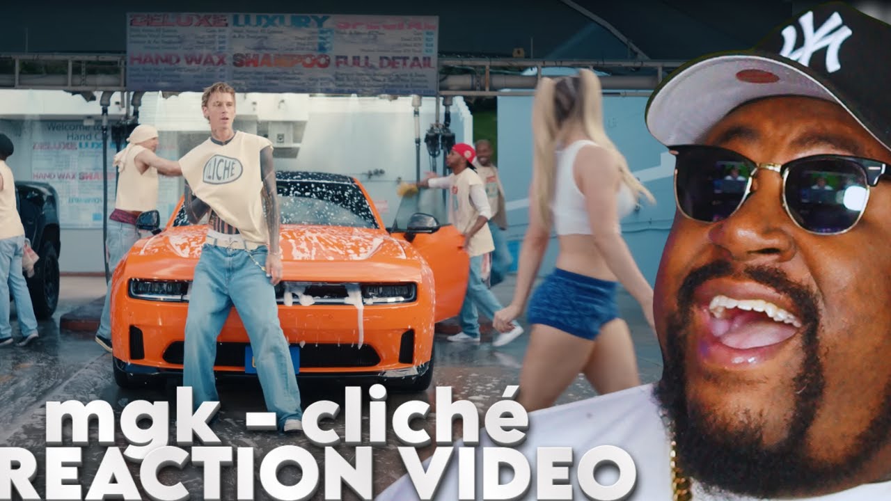 (WHAT A VIDEO) mgk - cliché VIDEO REACTION