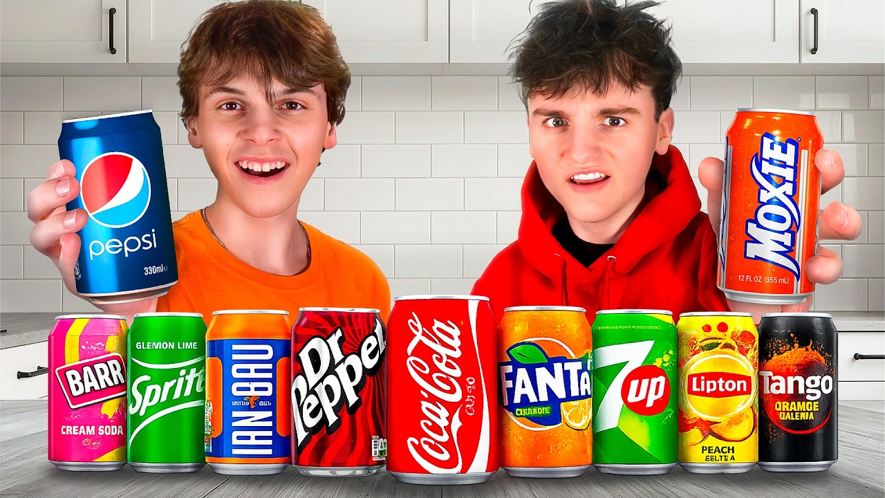 We Tried EVERY Soda in the WORLD..