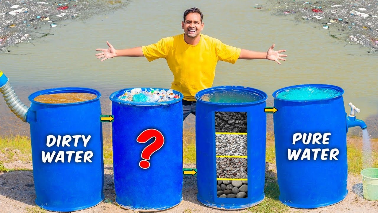 Desi Water Filter System - ₹2000 Only...पूरे तालाब का पानी साफ़ करेगा