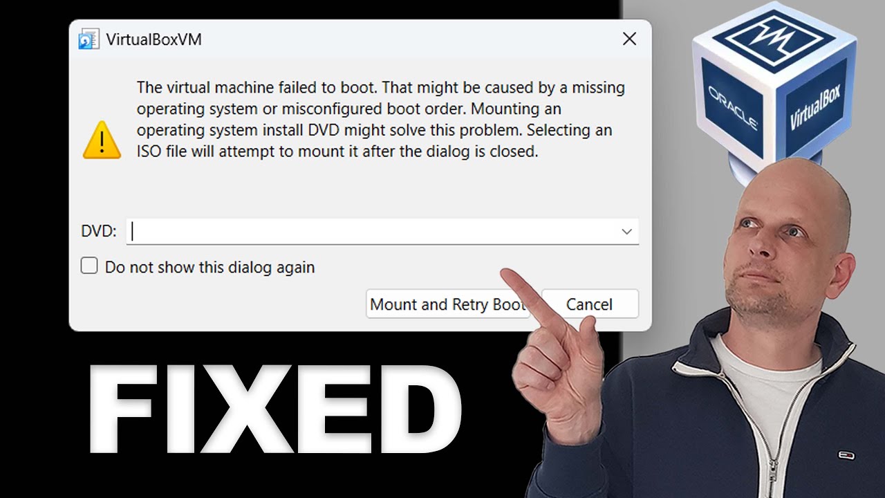 The Virtual Machine Failed To Boot.That Might Be Caused... Windows 10/11 Error Solved!
