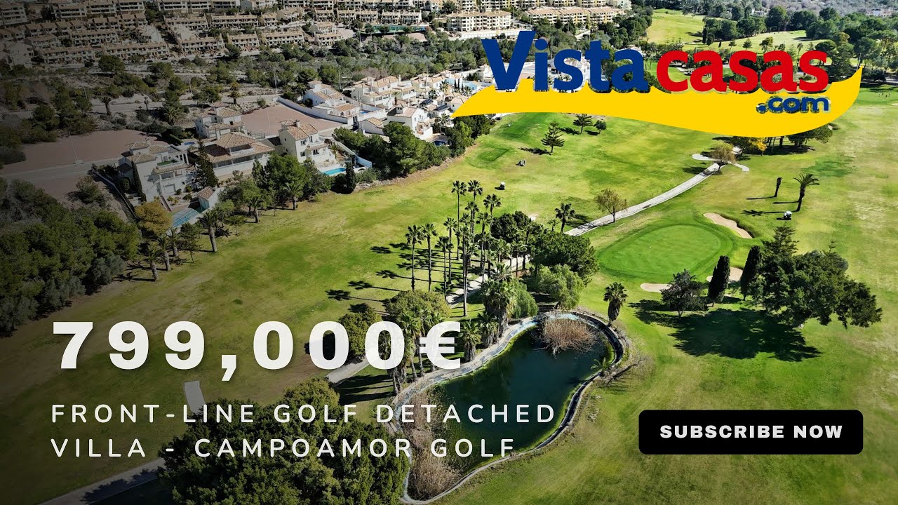 Luxury Golf Front Villa | Renovated with Private Pool & Stunning Views! - 799,000€