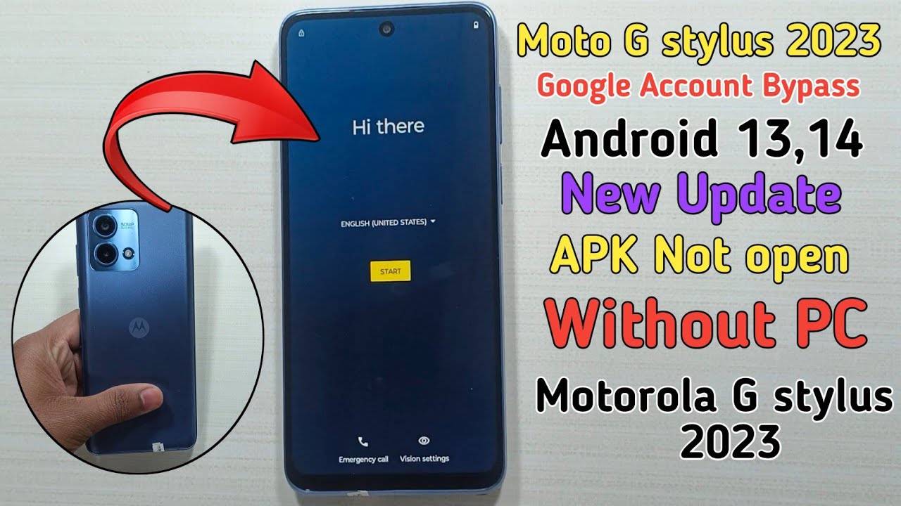 Moto G Stylus 5G (2023) FRP BYPASS Android 13,14 ✅ 2025 New Method ✅ FRP BYPASS Moto G Stylus NO PC