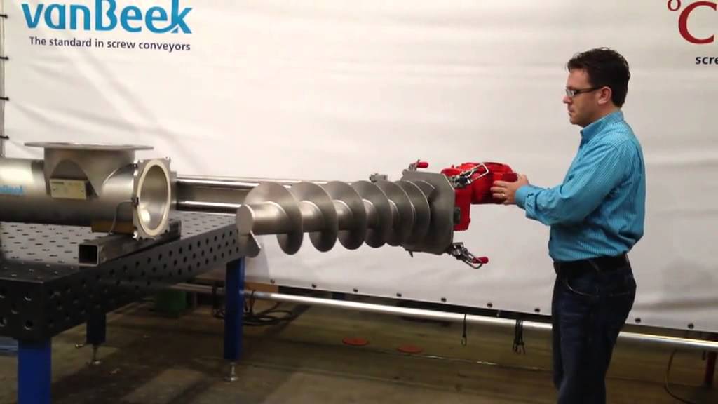 Removable screw for cleaning