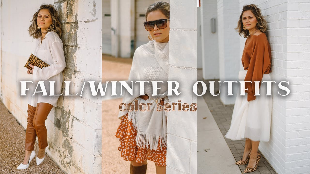 FALL/Winter Outfits - Color Series: burnt orange