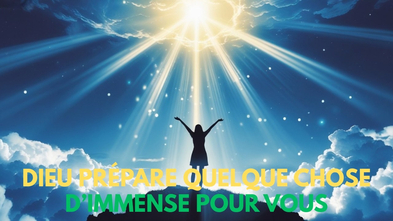 Dieu dit : commencez à célébrer, vous êtes destinés à recevoir quelque chose d'important.