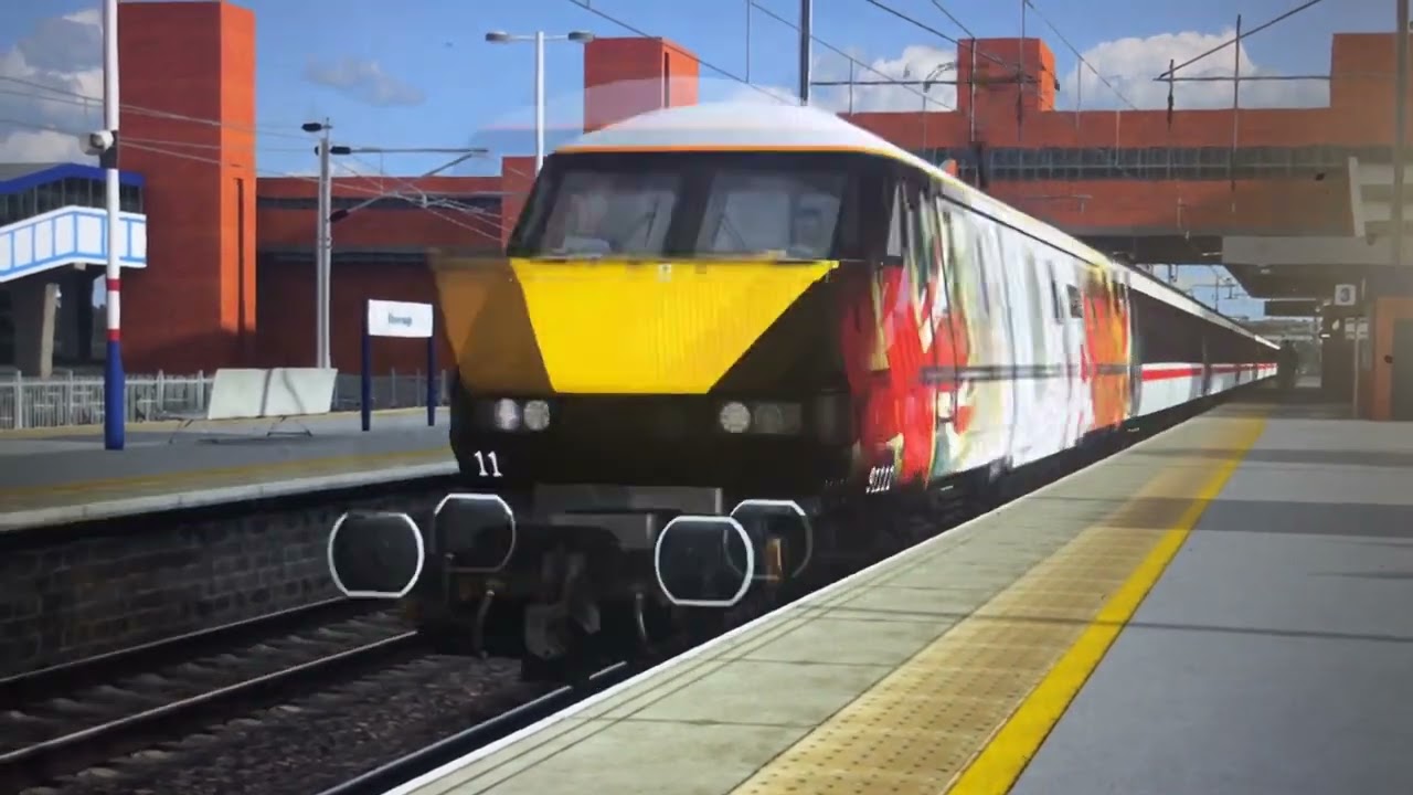 91111 and 82213 Pass Stevenage For Leeds (Train Simulator Classic)