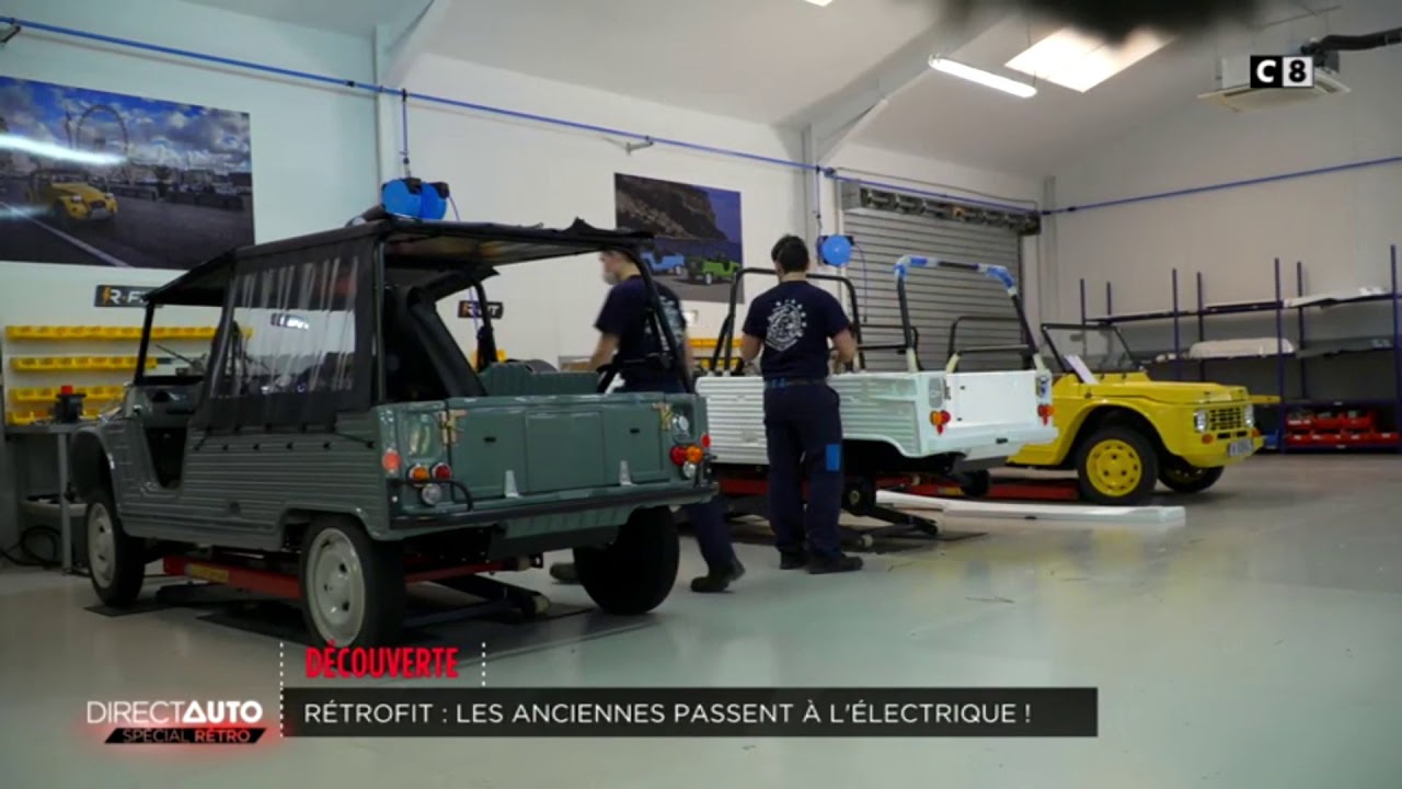 Le Rétrofit au 2CV Méhari Club Cassis !