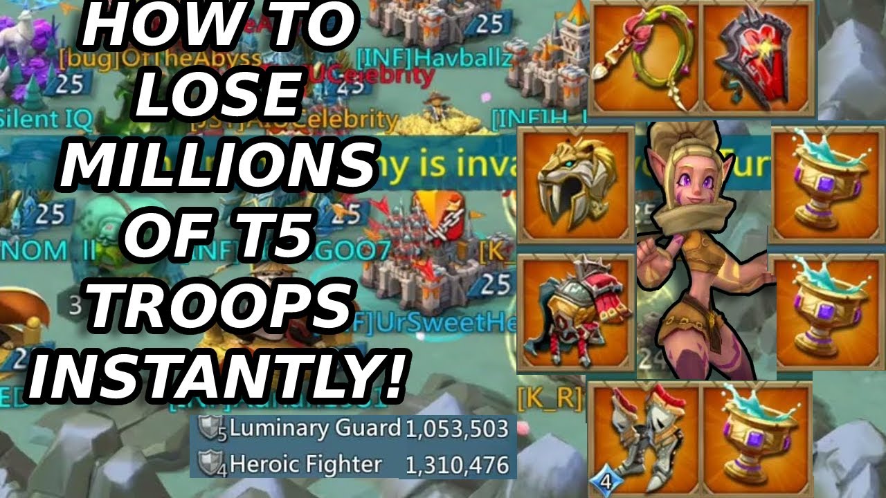 How To Master Bait Like A Pro Rally Trap. Huge T5 Rallies Eaten! Lords Mobile.