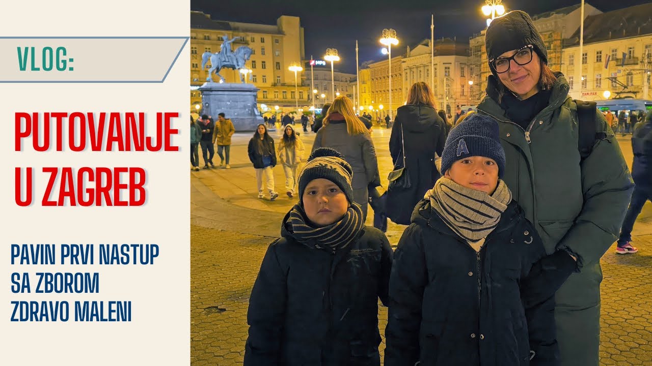 Zagreb nas je osvojio: Putovanje u Zagreb i Pavin nastup sa zborom Zdravo maleni.