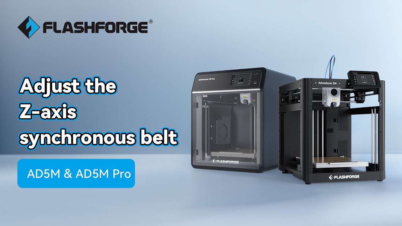 Adjust the Z-axis synchronous belt