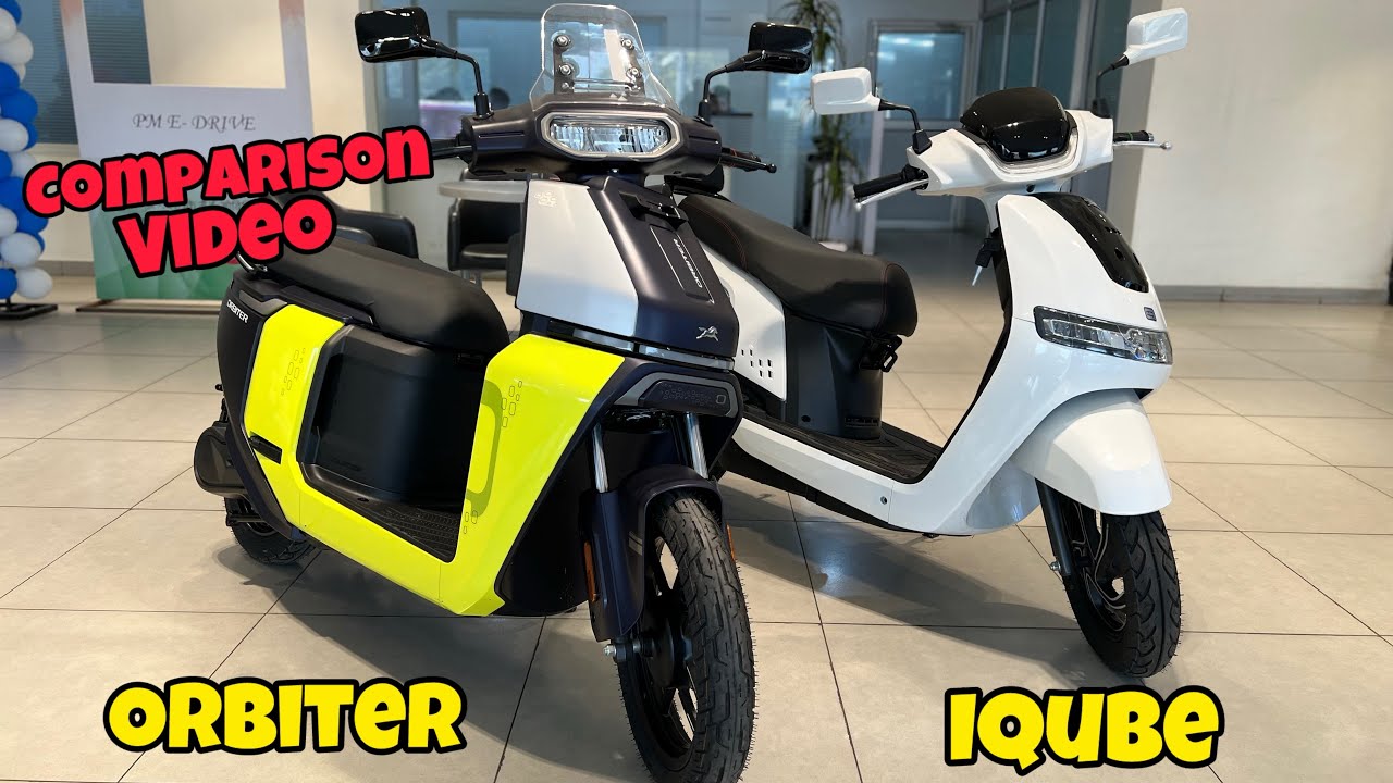 2026 Tvs iQube vs 2026 Tvs Orbiter Detailed Comparison Video | Which TVS Electric Scooter Is Best 