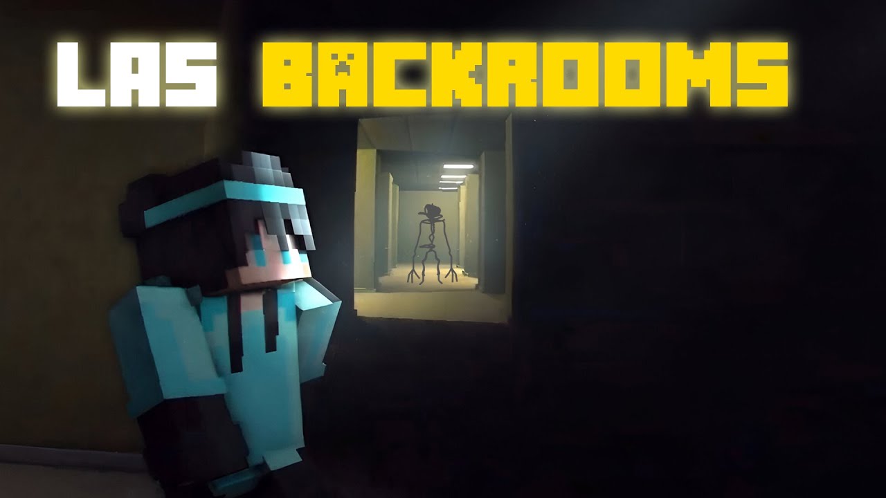 ESCAPAMOS DE LAS BACKROOMS EN MINECRAFT 💀🟨