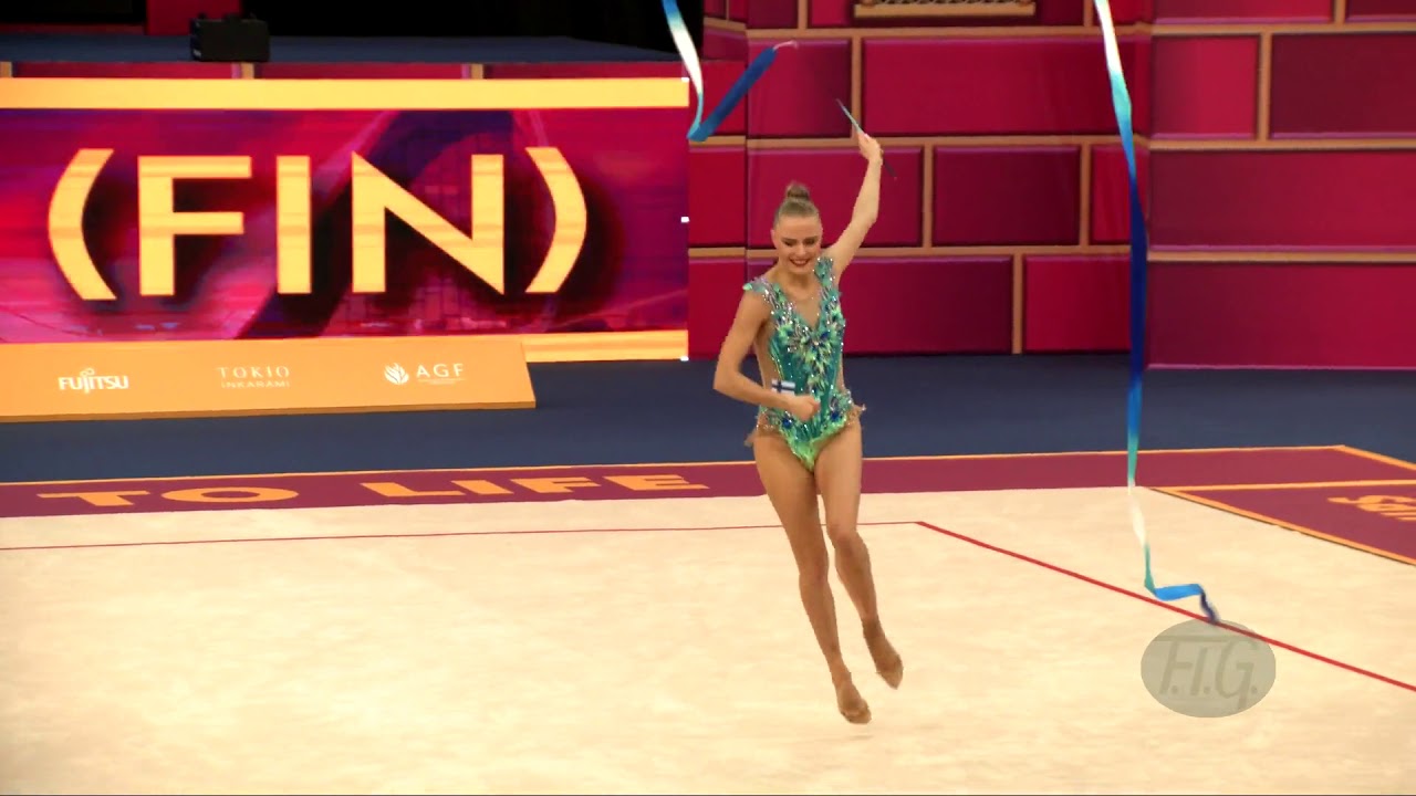 TIKKANEN Jouki (FIN) - 2019 Rhythmic Worlds, Baku (AZE) - Qualifications Ribbon