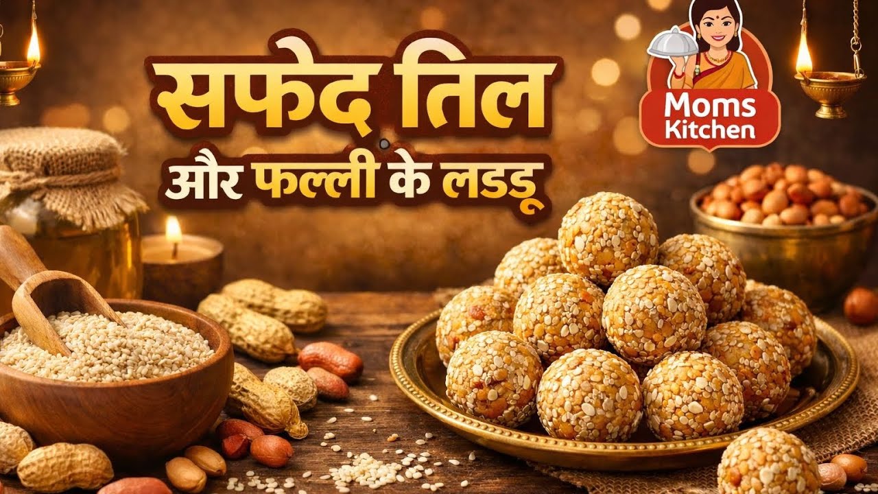 Safed Till Or Falli Ke Laddu 😋