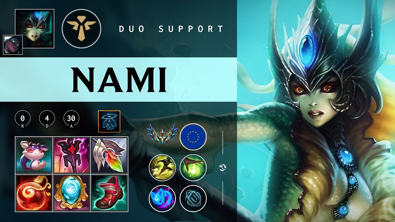 Nami Support vs Karma - EUW Challenger Patch 26.04