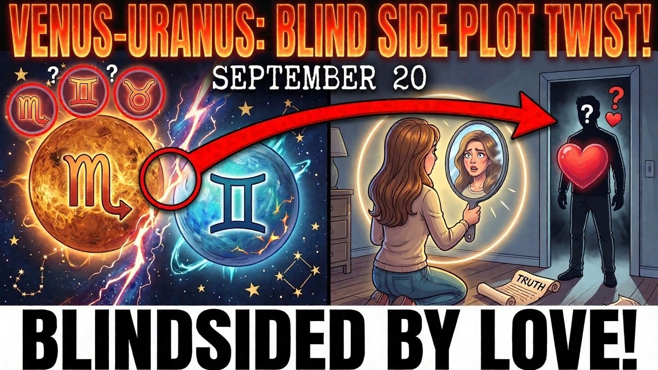 TOMORROW'S Venus-Uranus LOVE PLOT TWIST &mdash; 3 Signs Won't See This Coming (Sept 20)