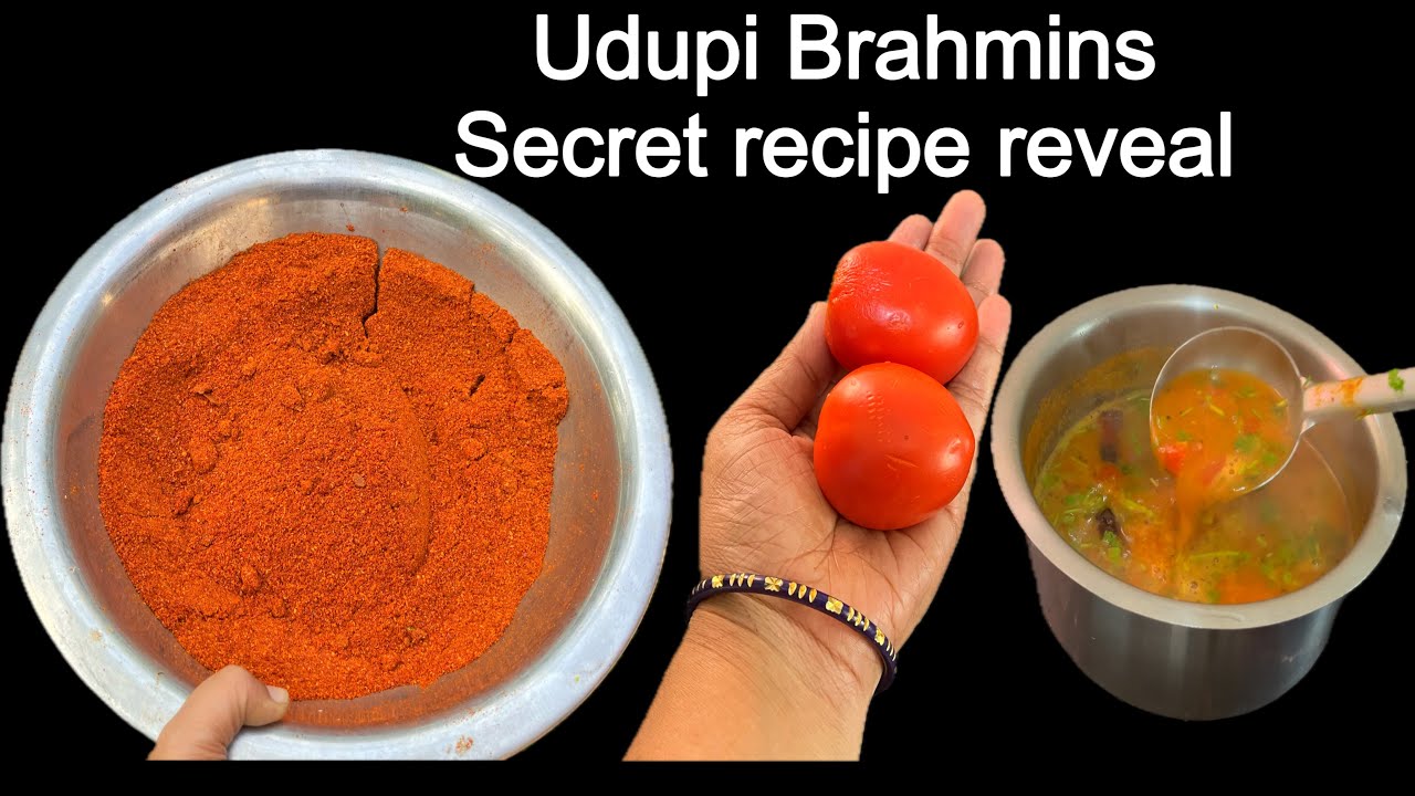Saaru recipe in Kannada | Udupi Brahmins style rasam recipe | tomato rasam in Kannada