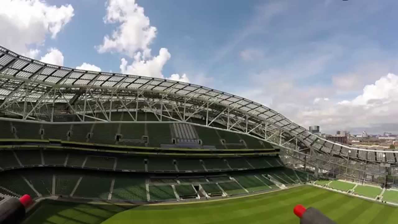 Aviva Stadium Ariel Shots