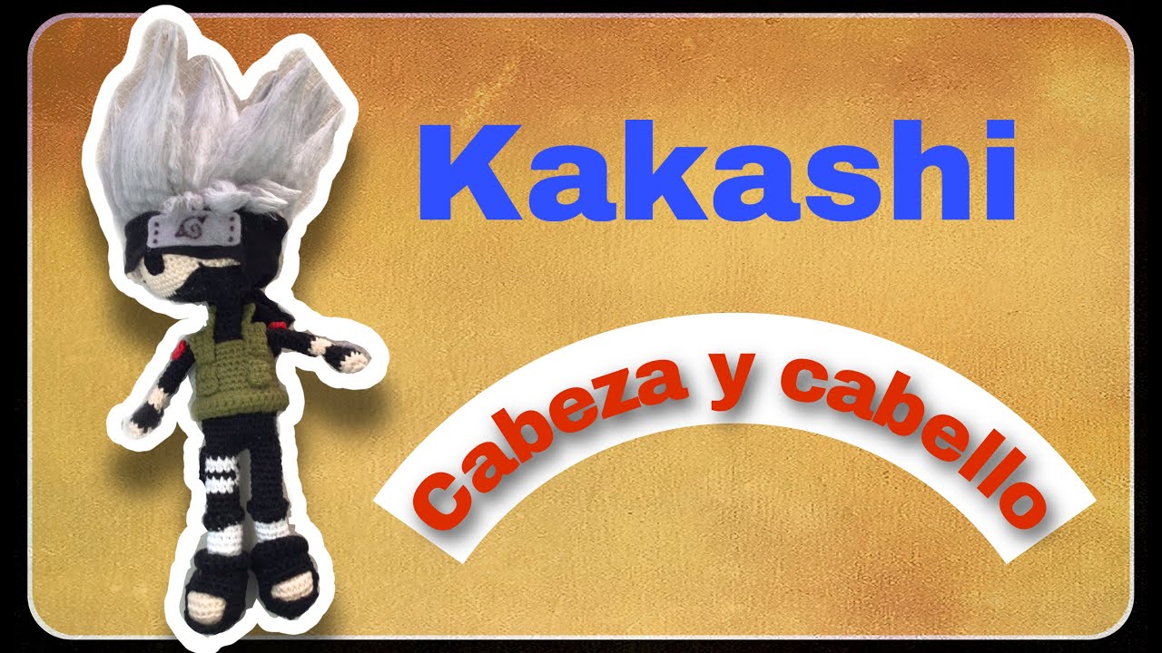 TUTORIAL | KAKASHI AMIGURUMI | Parte 4 (SUBS 🇺🇸🇧🇷🇫🇷) #kakashiamigurumi #kakashitejido #crochet