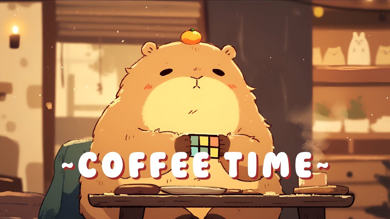 Lofi Capybara Radio - Peaceful Lofi Hip Hop Beats ~ Calm Energy ~ 🦫 🌙 📖