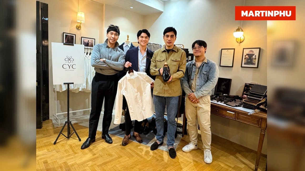 MARTINPHU : พามารู้จักกับ CYC Tailor จากสิงคโปร์ สู่ Trunk Show สุดเอ็กซ์คลูซีฟที่ Three Shoes