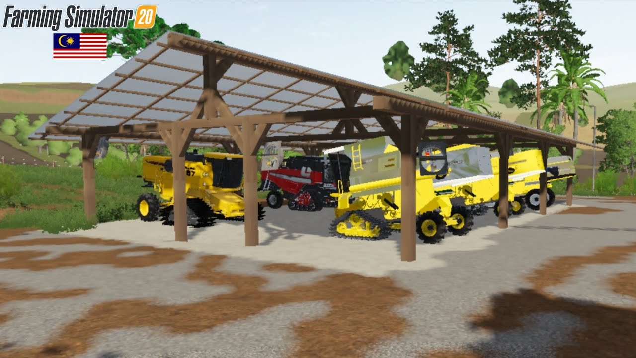 New Holland 8080 & 1545 ' Pindah ke lopak baru naik low loader ' | Farming Simulator 20 Mod Malaysia
