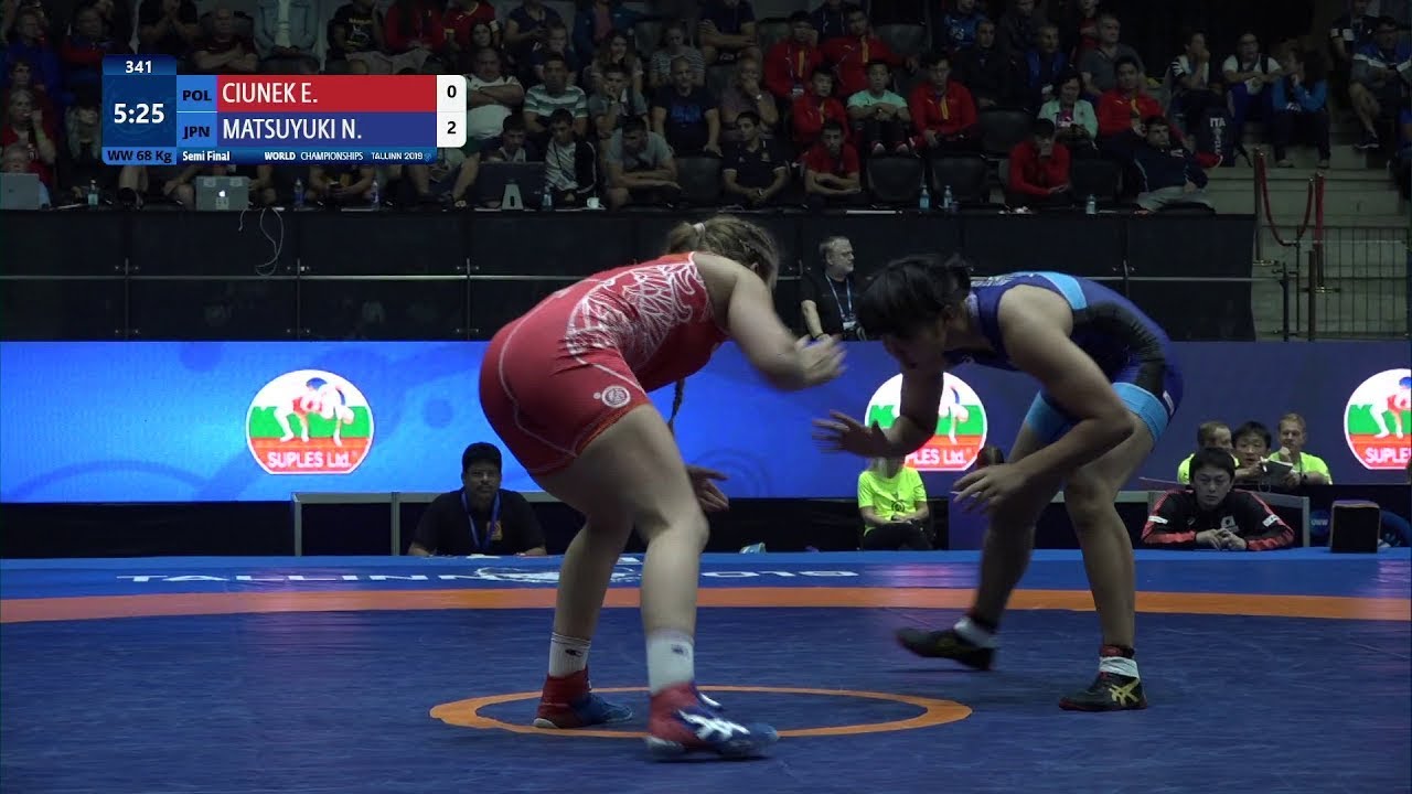 1/2 WW - 68 kg: E. CIUNEK (POL) v. N. MATSUYUKI (JPN)