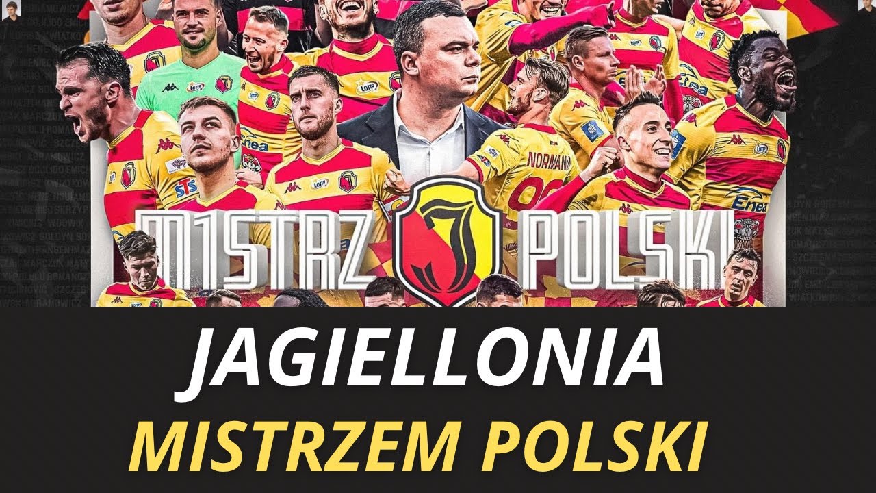 JAGIELLONIA BIAŁYSTOK MISTRZEM POLSKI! DUMA PODLASIA ZŁAMAŁA KLĄTWĘ !