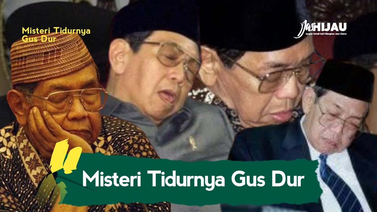 Gus Dur Tidur Tapi Bisa Menjawab