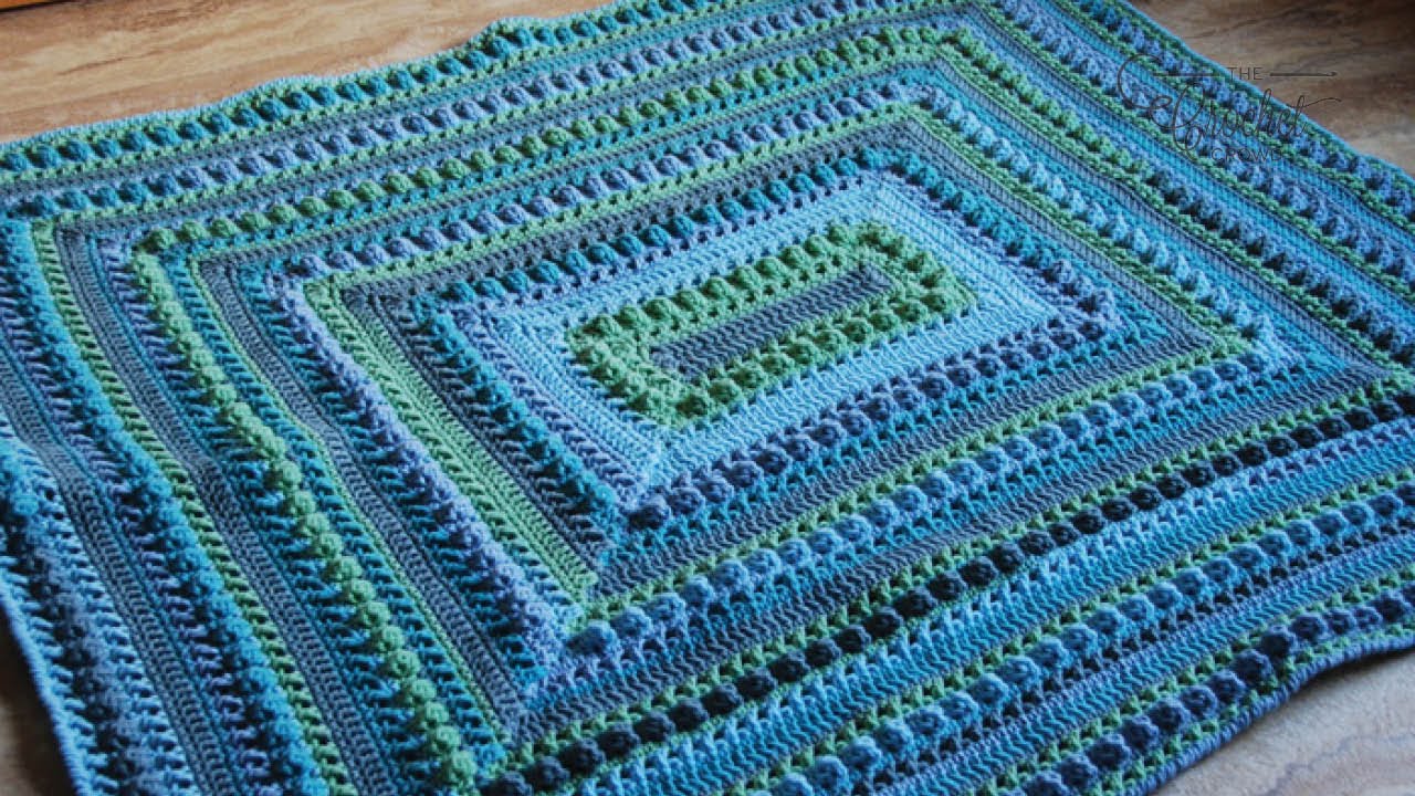 Crochet Hugs & Kisses All Around the Block Blanket
