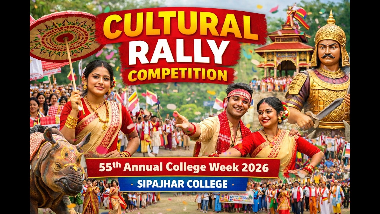 Cultural Rally Competition | 55th Annual College Week 2026 | Sipajhar College