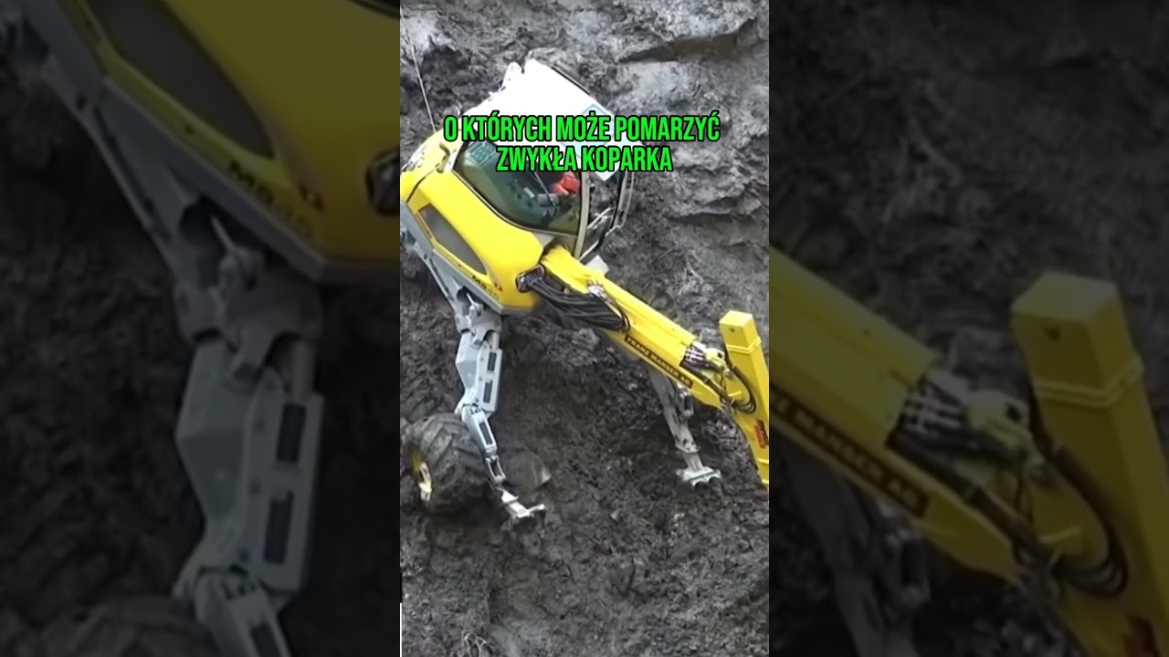 Koparka krocząca Menzi Muck 545X to inny wymiar kopania i pracy w szczeg&oacute;lnie trudnym terenie