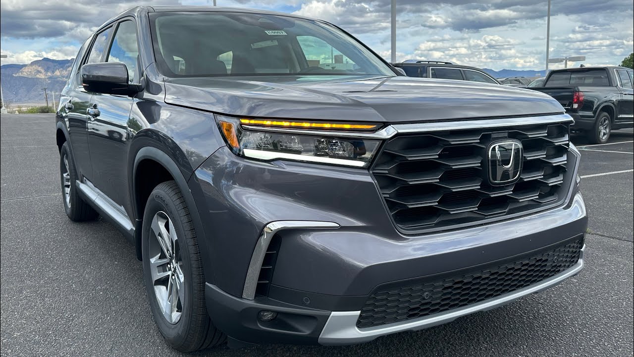 Honda Pilot Ex-l 2025 года — цвет Modern Steel Metallic — обзор