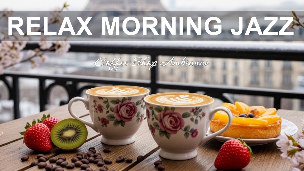 Relax Morning Jazz ☕ Relaxing Bossa Nova instrumental for Working, Studying and Stress Relief