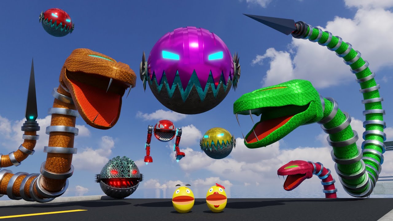 Pacman and Ms Pacman VS ALL MONSTERS || BEST ADVANTURES IN 2023 (first half)
